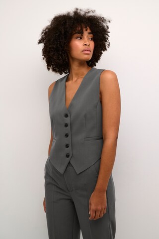 Gilet de costume 'Sakura' Kaffe en gris : devant