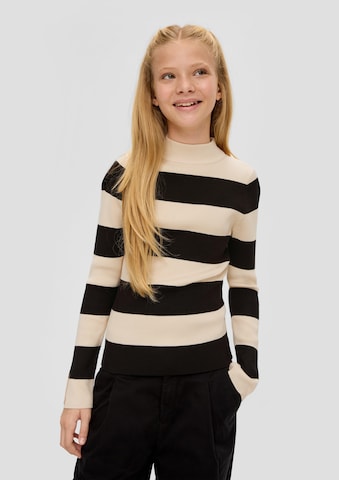 s.Oliver Sweater in Beige: front