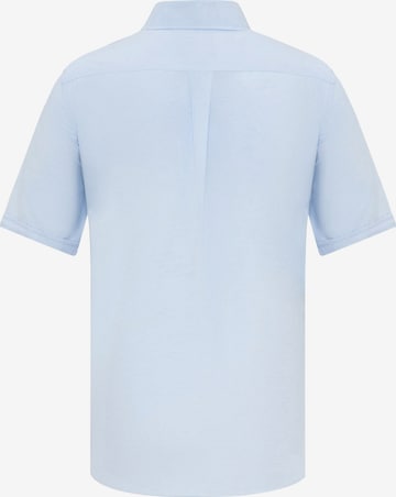 DENIM CULTURE Regular Fit Skjorte 'FABRIZIO' i blå