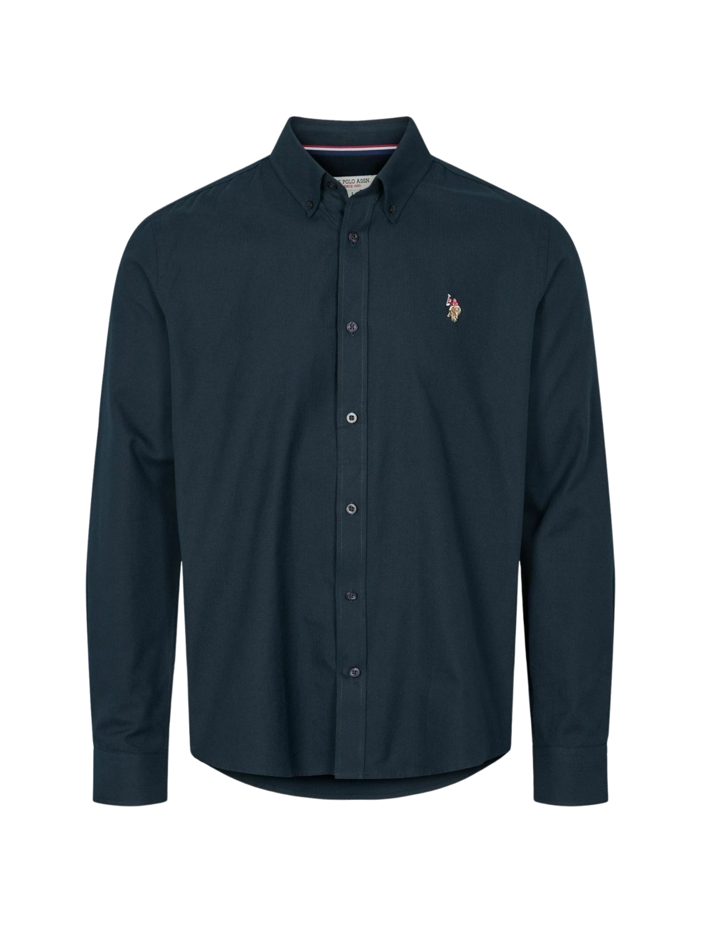 U.S. POLO ASSN. Skjorte 'Jens' i grøn: forside