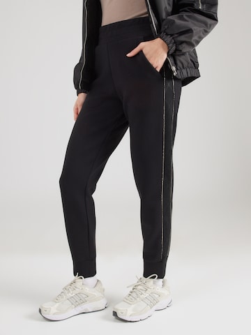 Tapered Pantaloni 'NEW VICTOIRE' di GUESS in nero: frontale