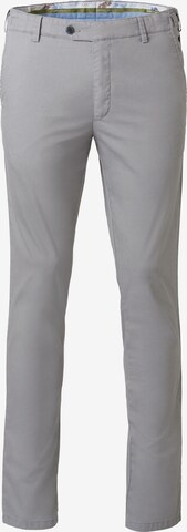 MEYER Regular Chino trousers in Grey: front