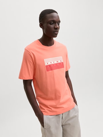 JACK & JONES Tričko 'JCOFusion' – oranžová: přední strana