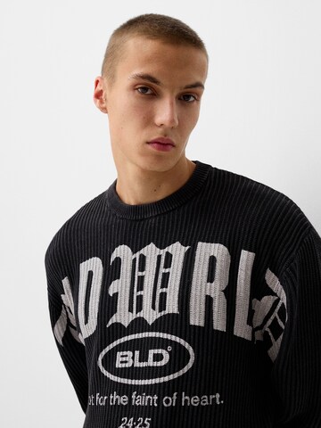 Pull-over Bershka en gris