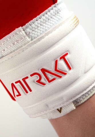 REUSCH Athletic Gloves 'Attrakt Gold X GluePrint' in Red