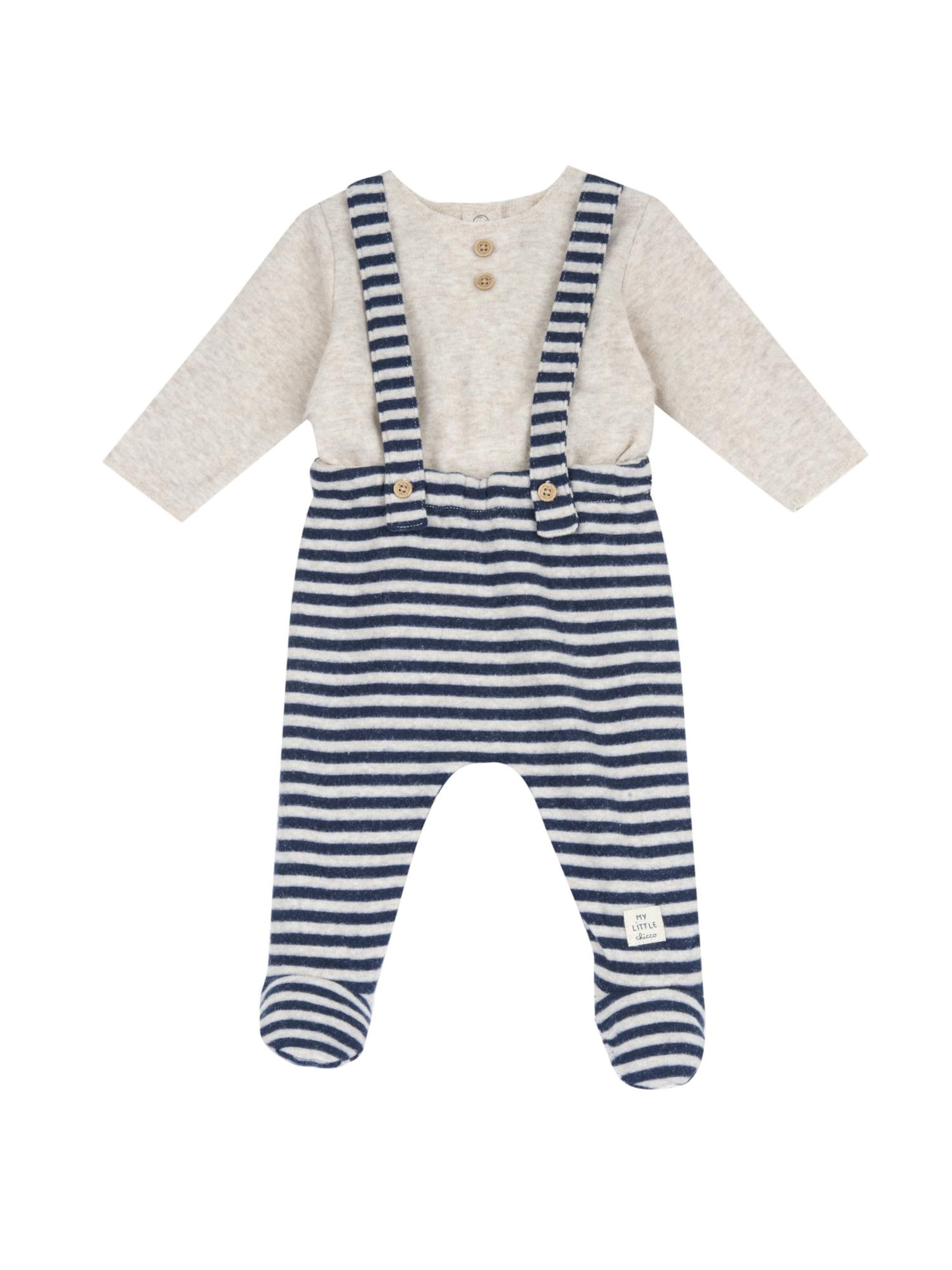 Chicco Outfit in Blau: Vorderseite