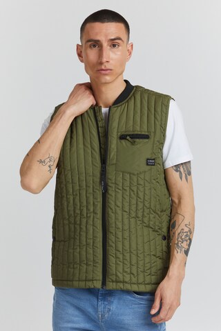 11 Project Bodywarmer 'Arne' in Groen: voorkant