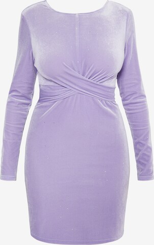 Robe faina en violet : devant