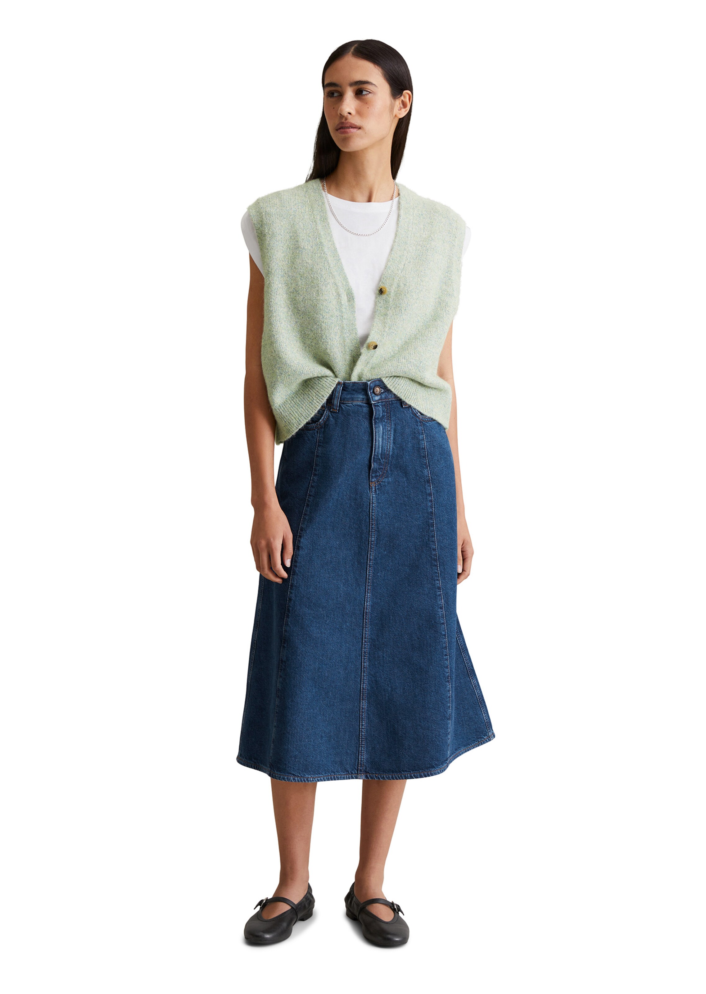 Marc O'Polo DENIM Strickweste in Grün