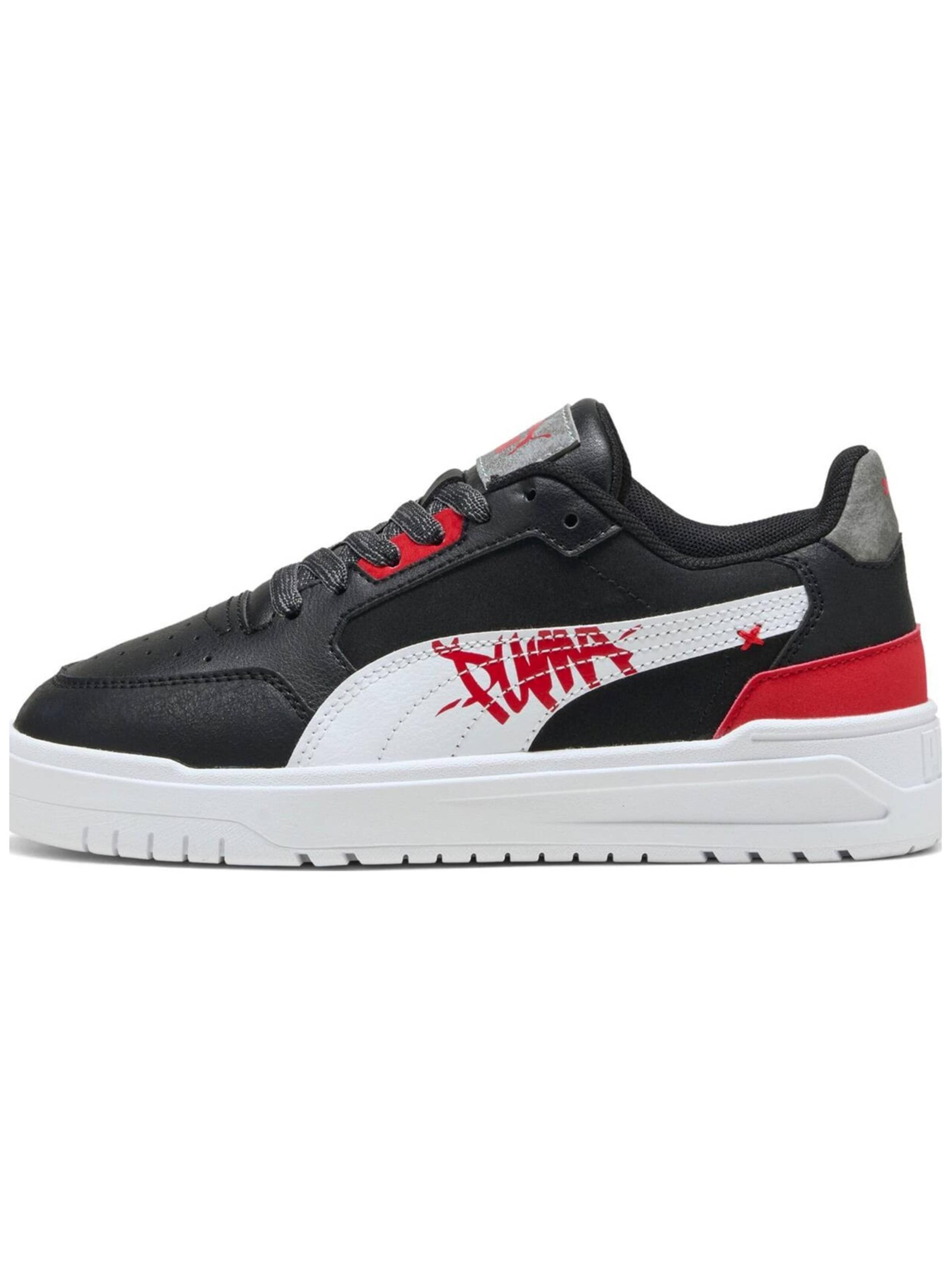 Scarpa sportiva 'Puma Shuffle Downtown Lo Mid 90s Jr' di PUMA in nero: frontale