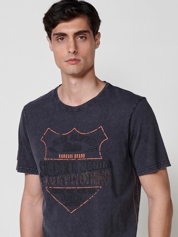 T-Shirt KOROSHI en noir