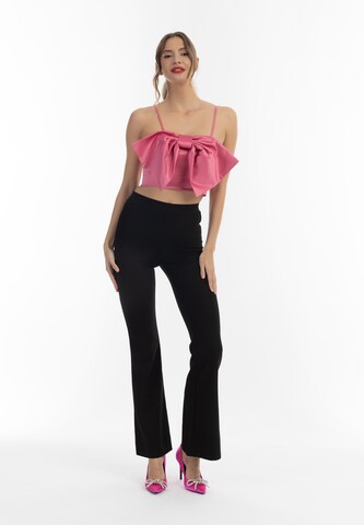 Top di faina in rosa