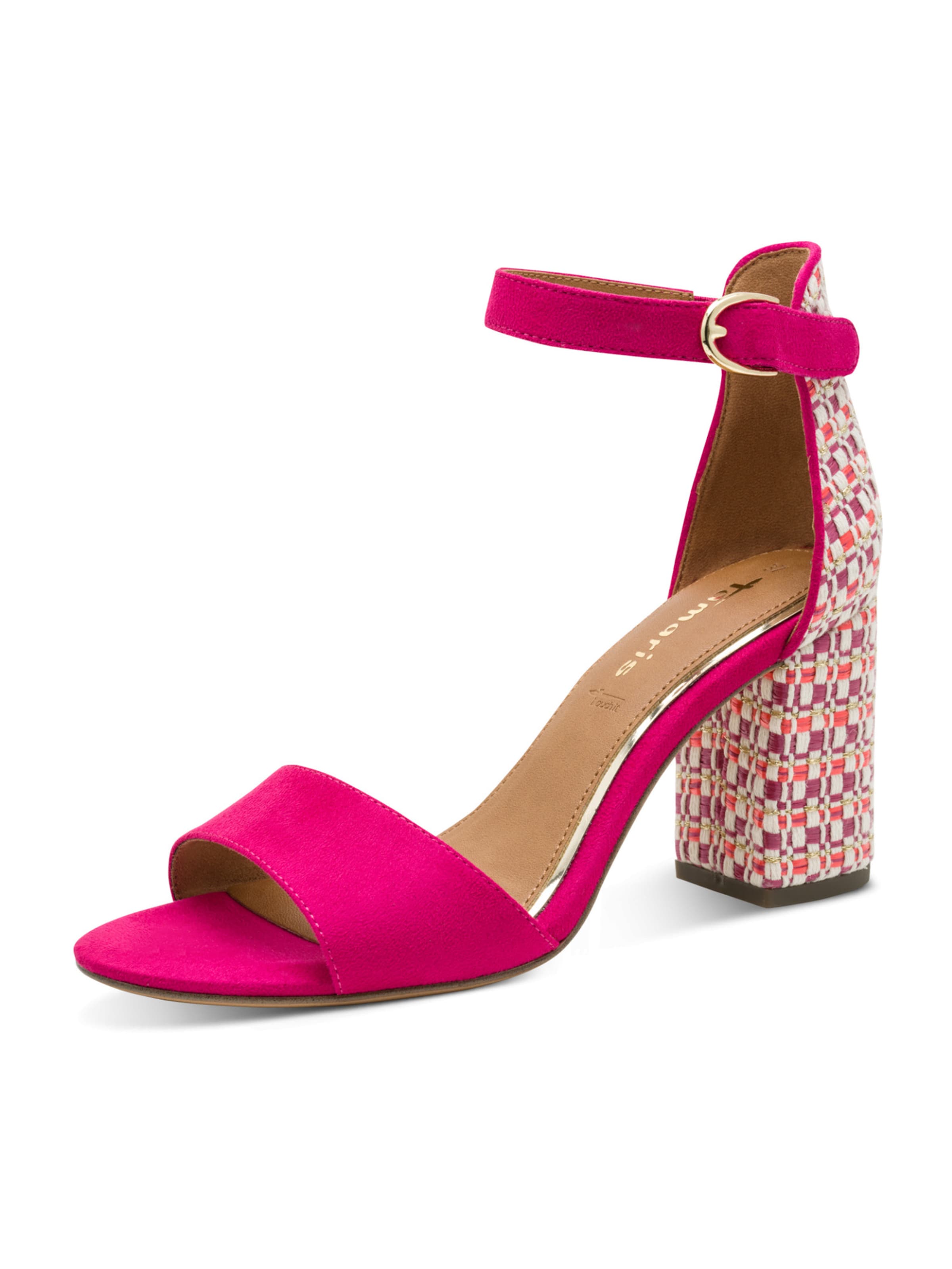 Tamaris Sandale in lila / pink / weiß, Produktansicht