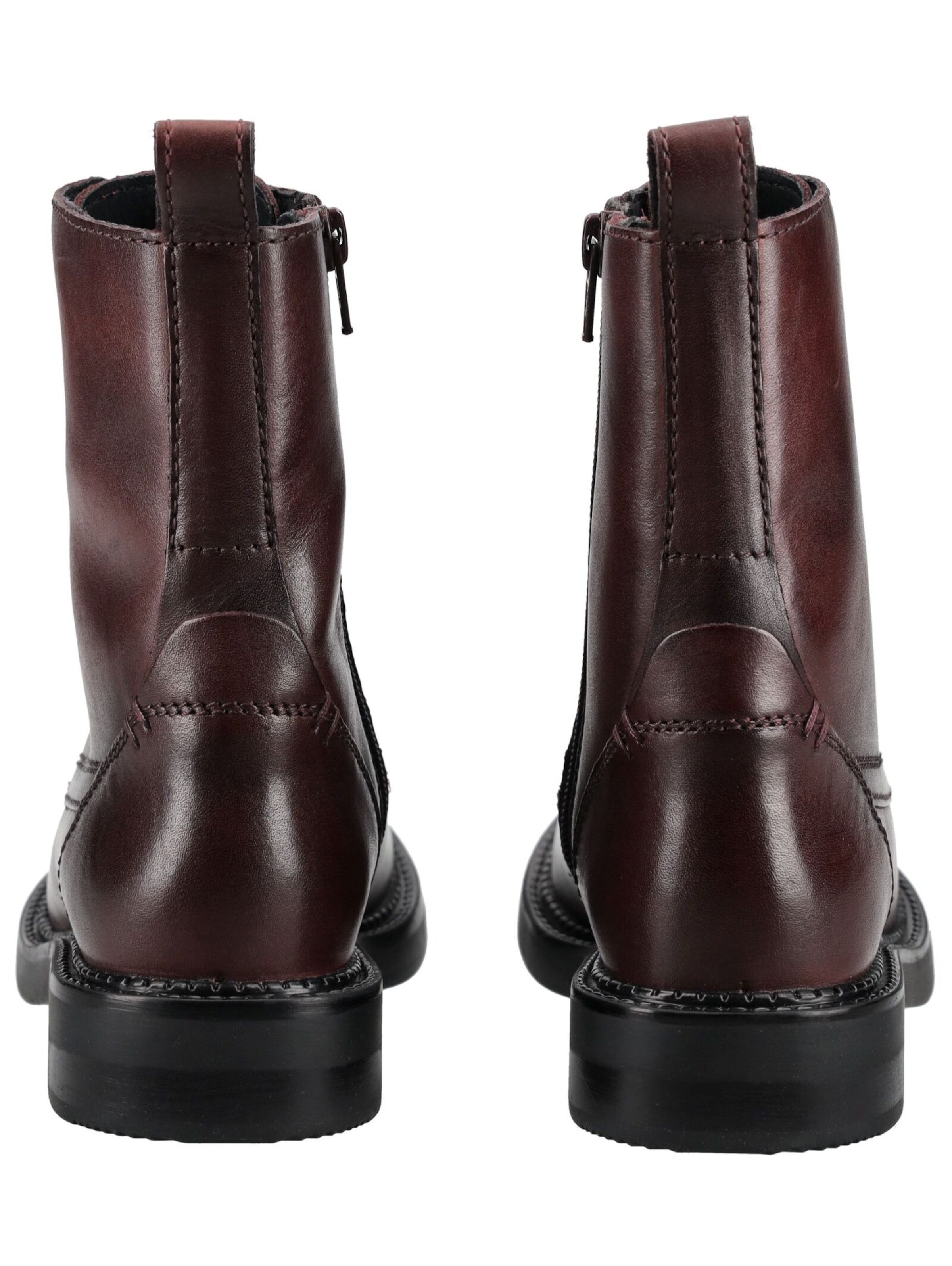 GEOX Lace-up boot in Red