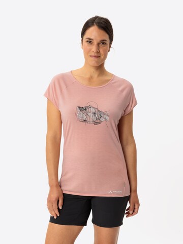 VAUDE Funktionsshirt 'Tekoa II' in Pink: Vorderseite