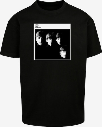 Merchcode Shirt 'Beatles - With the Beatles' in Zwart: voorkant