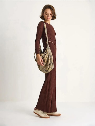 Pantalons de tailleur Bianco Lucci en marron