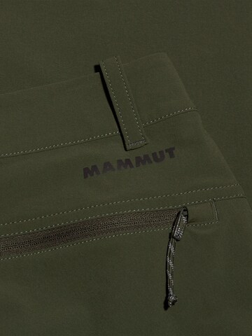 MAMMUT Regular Outdoor Pants in Green