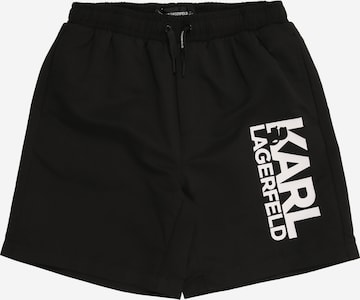 juoda Karl Lagerfeld Maudymosi trumpikės: priekis