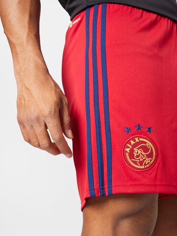 Regular Pantaloni sport 'Ajax Amsterdam 22/23 Away' de la ADIDAS SPORTSWEAR pe roșu