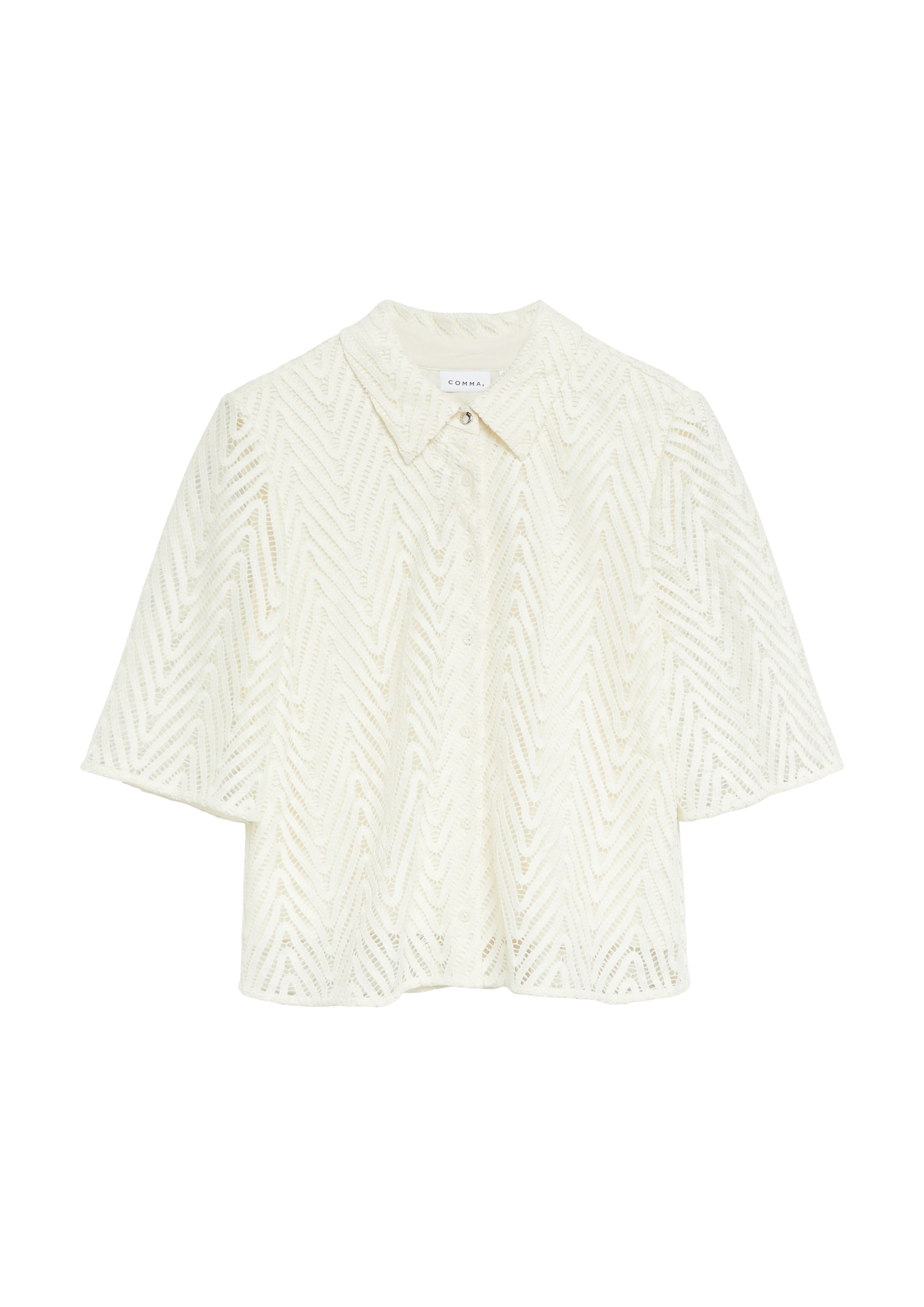 COMMA Bluse in Weiß: Vorderseite