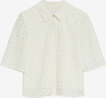 Chemisier COMMA en blanc : devant