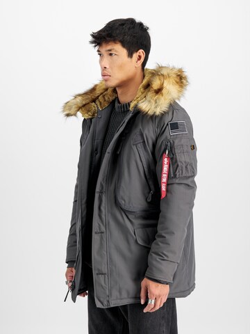 ALPHA INDUSTRIES Winter parka 'Polar' in Grey