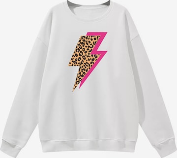 GORHEY Sweatshirt in Weiß: Vorderseite