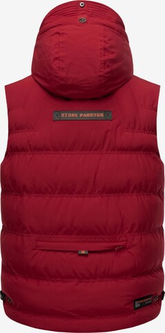 STONE HARBOUR Vest 'Egoor' in Red