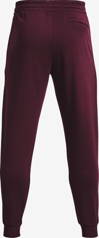 UNDER ARMOUR Tapered Sportbroek in Rood