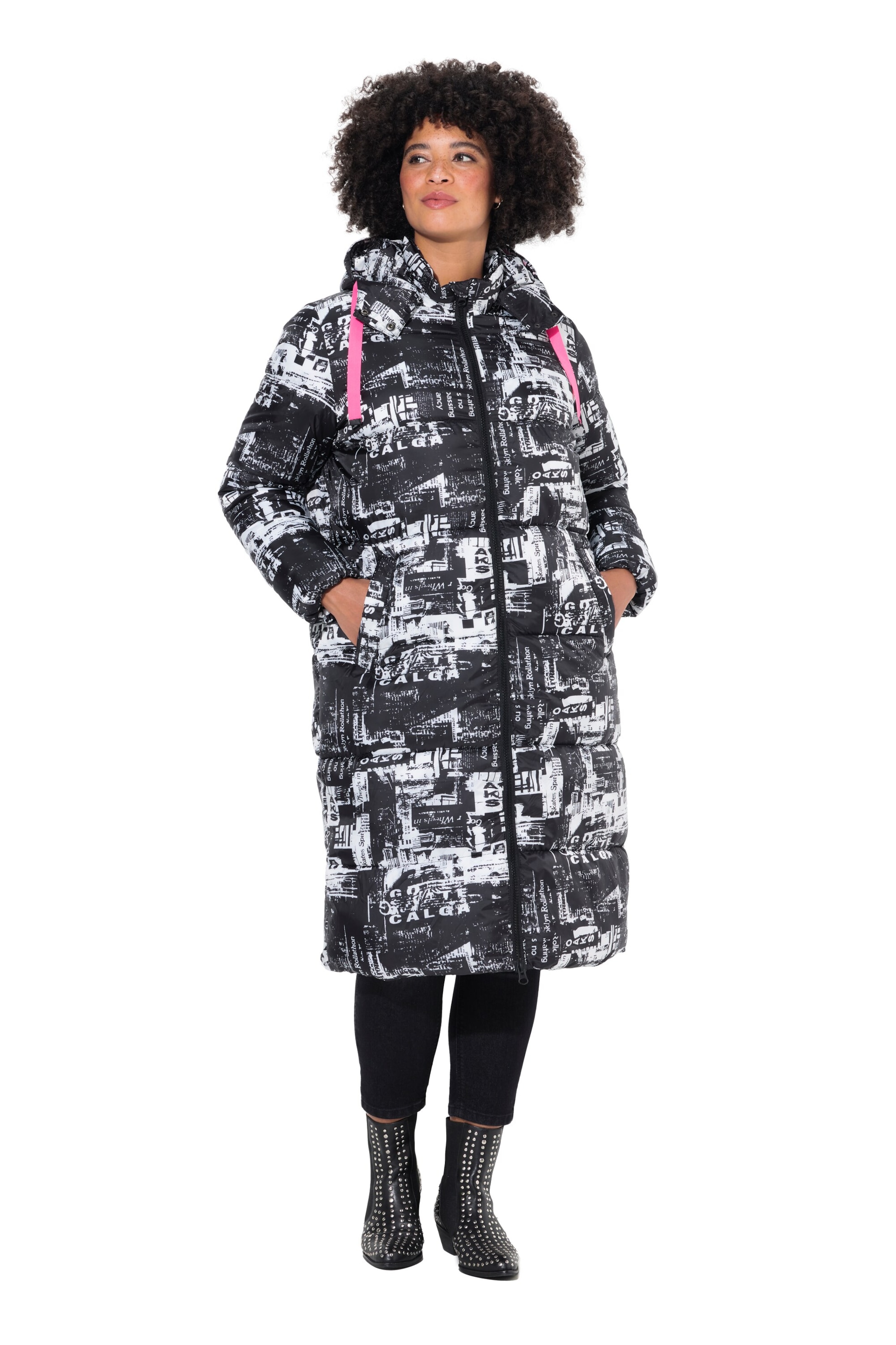 Angel of Style Übergangsjacke in Schwarz: Vorderseite