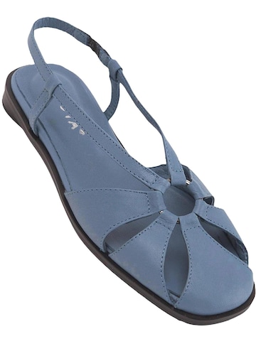 Limoya Sandaal 'Cally' in Blauw: voorkant