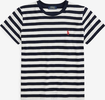 T-shirt Polo Ralph Lauren en bleu : devant