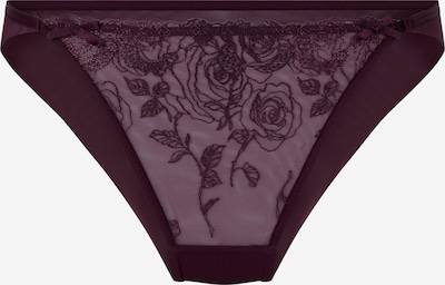 Moteriškos kelnaitės iš Hunkemöller, spalva – tamsiai violetinė, Prekių apžvalga