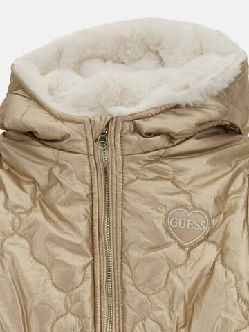 GUESS Winter Jacket in Gold