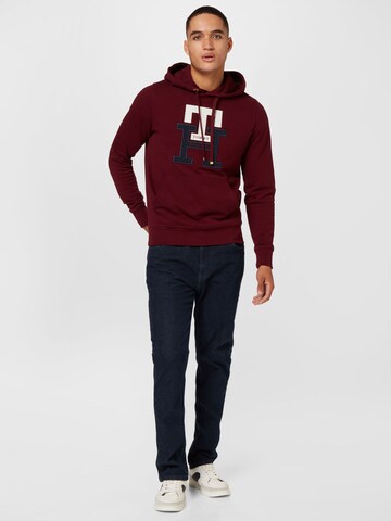 TOMMY HILFIGER Mikina – červená