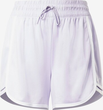 Regular Pantalon de sport Reebok en violet : devant