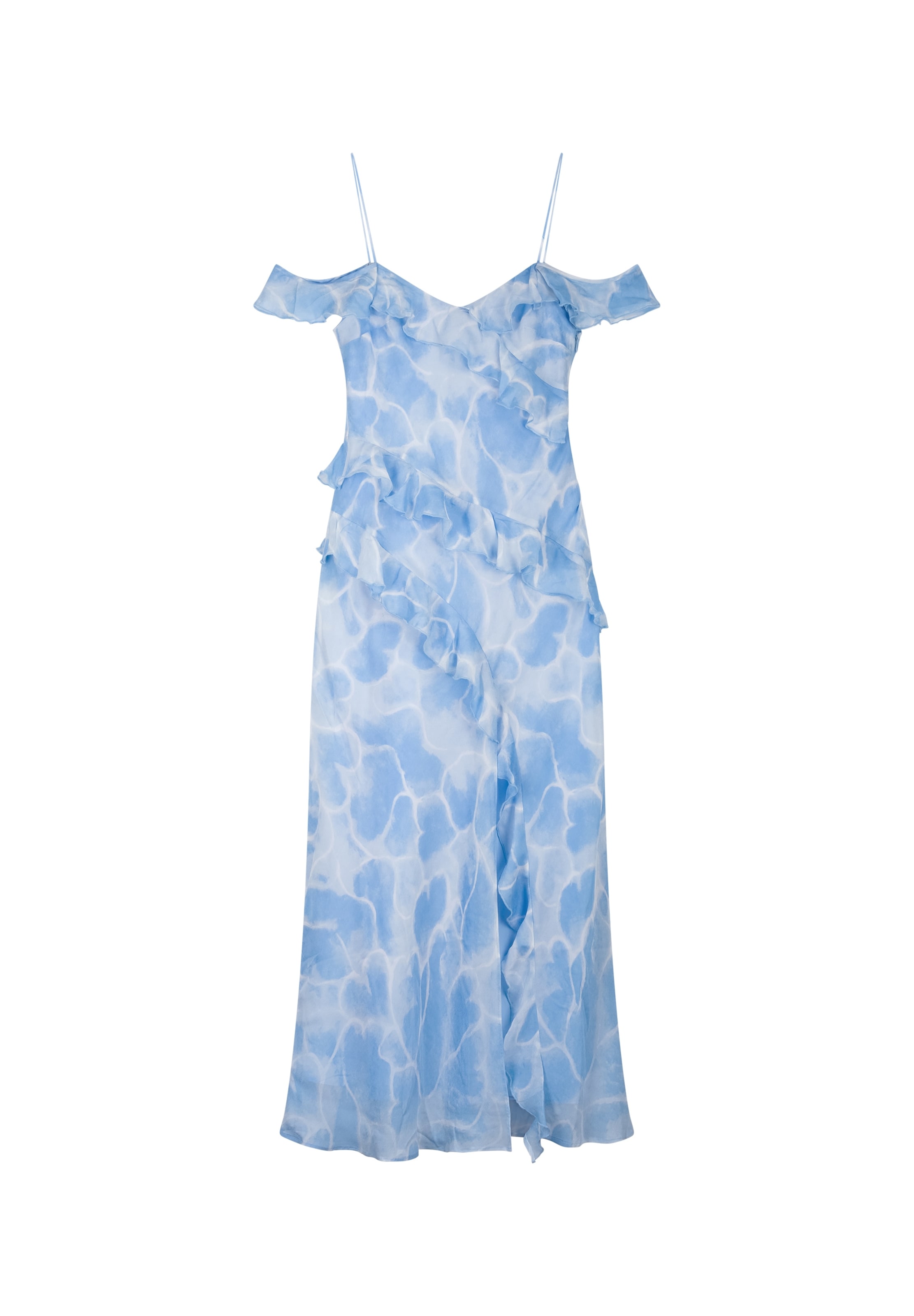 Fabienne Chapot Jurk in Blauw: voorkant
