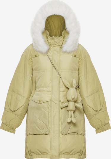MYMO Зимняя куртка в Цвет яблока / Белый, Обзор товара