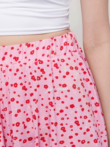 UNFOLLOWED x ABOUT YOU Normální Kalhoty 'SUMMER' – pink