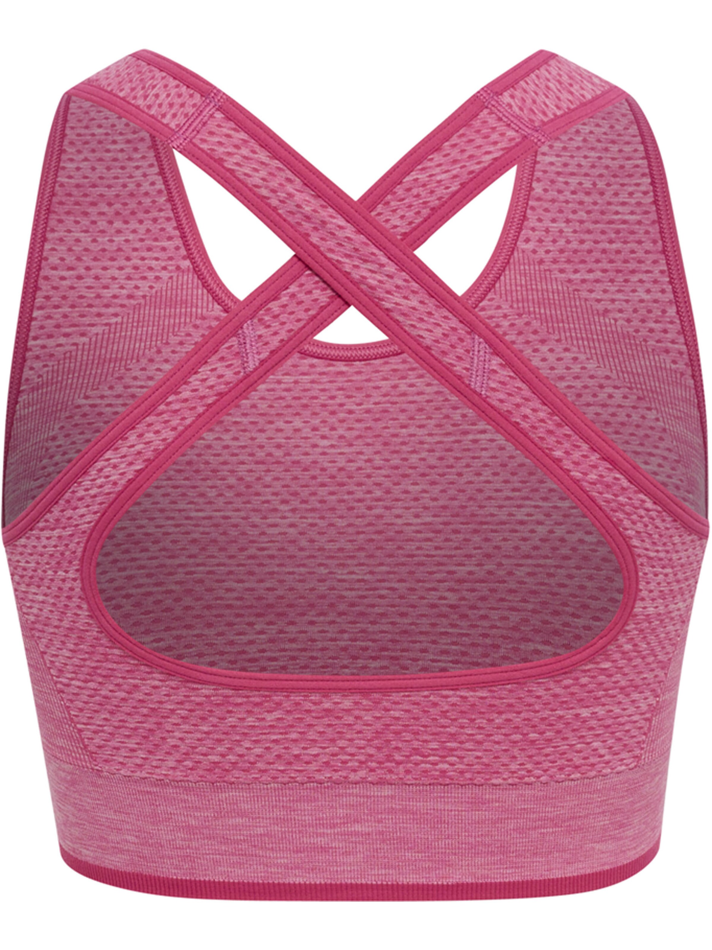 Hummel Bustier Sports-BH i pink