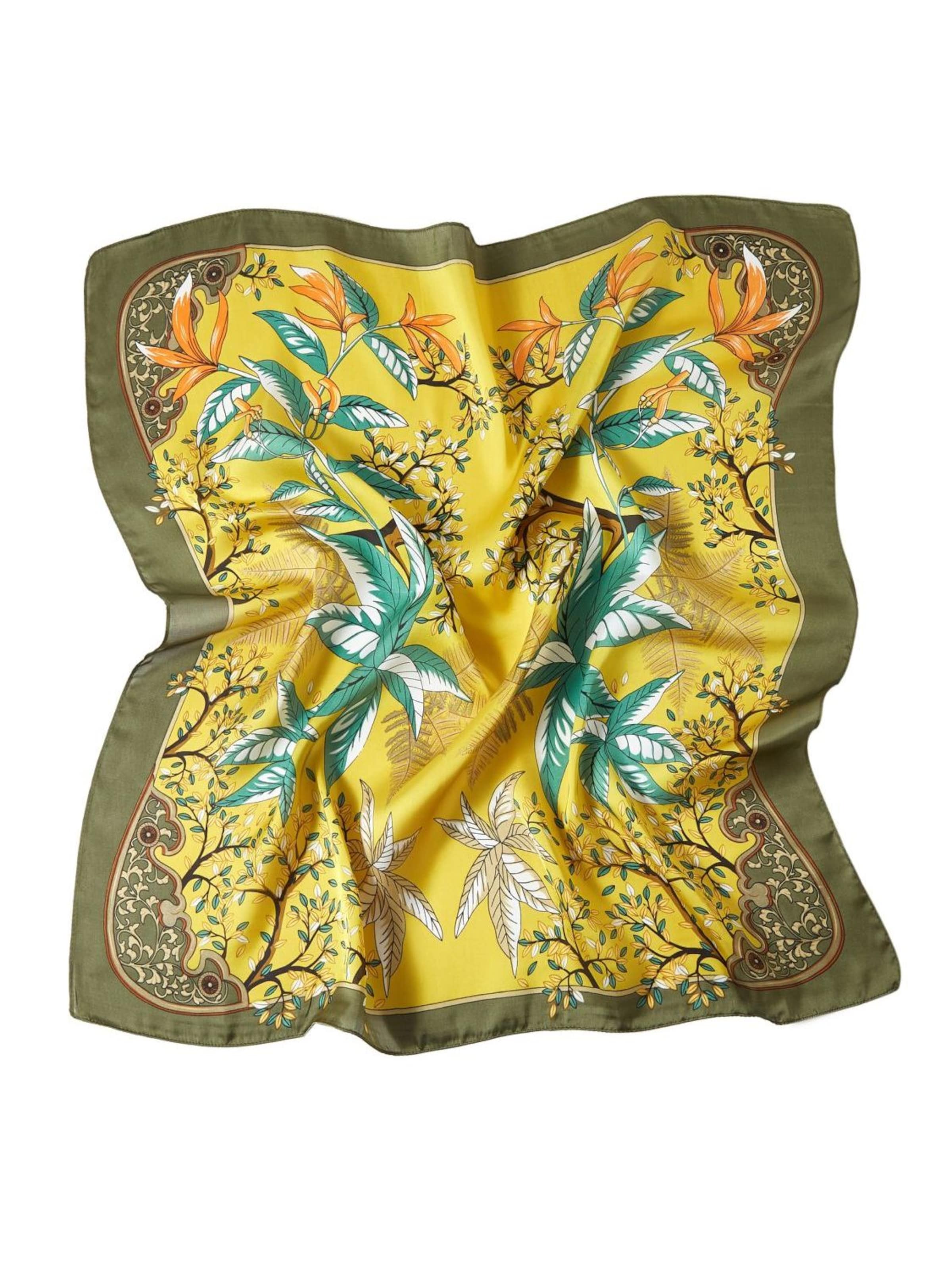 alberto cabale Schal 'Island Cléo' in Grün: Vorderseite