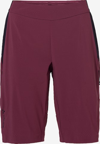 VAUDE Regular Outdoor Pants 'Kuro' in Purple: front