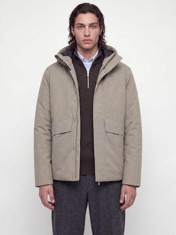 Veste fonctionnelle 'JPRBLAMoon' JACK & JONES en gris : devant