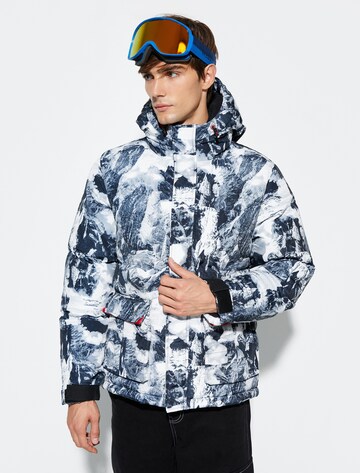 Koton Winter Jacket in Blue: front