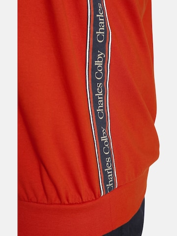 Charles Colby Poloshirt ' Earl Fidders ' in Orange