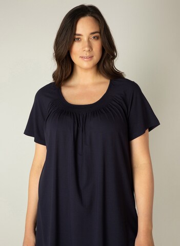 BASE LEVEL CURVY Shirt 'Yokia' in Blue