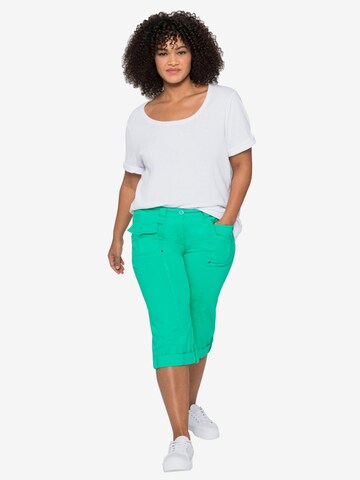 SHEEGO Regular Pants in Green