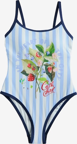 Cath Kidston Bustier Uimapuku värissä sininen: etupuoli