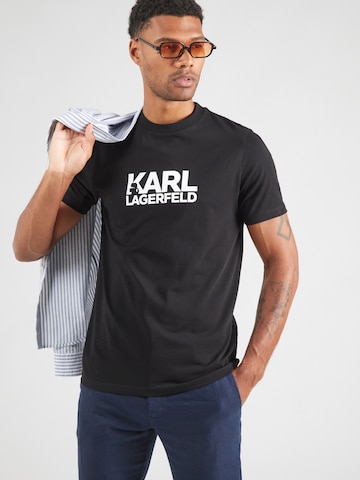 Karl Lagerfeld Shirt in Black: front